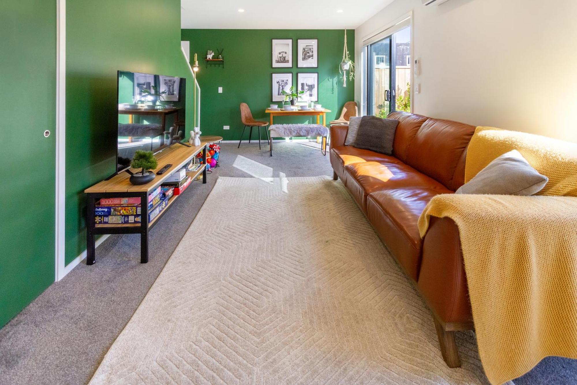 Gorgeous In Green - 2 Bed Central Oasis W/King Bed Christchurch Eksteriør bilde
